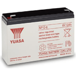 Yuasa NP12-6 - 12000 mAh - Plombierte Bleisure (VRLA) - 6V - 2,05 kg - 50 x 151 x 94 mm (NP12-6)