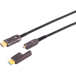ShiverPeaks  S/CONN maximum connectivity HDMI Anschlukabel-Optisches HDMI Verlegekabel-Set, 10K, 30m (30-52485)