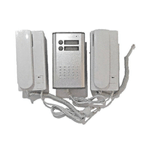 TrAdE Shop Traesio-Kit Citofono Bifamiliare Apriporta Cancello 4 Fili Due Cornette -