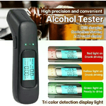 Leovin Etilometro Digitale Portatile - Test Alcol Rapido e Preciso con Display LCD
