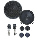 Audison APK 130 - Kit altoparlanti per auto due vie AP1, AP5, crossover, Griglie 225W Peak Power