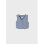 MAYORAL GILET CERIMONIA NEONATO MAYORAL 1394 01394 LINO 93 BLU ORIGINALE PE 2025