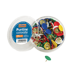 Senza marca SCATOLA 100 PUNTINE COLORATE ASSORTITE
