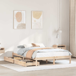 VidaXL Letto senza Materasso 120x200 cm in Legno Massello di Pino