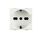 DIMELITALIA  Biesse kit presa bipasso schuko 2p+t 10/16a compatibile con serie bticino matix *** numero pezzi 3