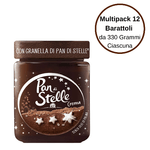 Pan di stelle crema spalmabile granella di biscotto cacao alle nocciole pezzi 12