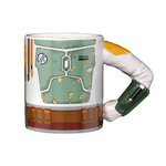 Exquisite Gaming Tazza boba fett braccio 3d ceramica 350ml multicolore - exquisite gaming star wars