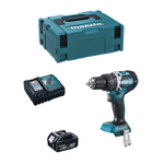 Makita trapano a percussione dhp484rtj1 (1 x 5,0.. 0659436002098