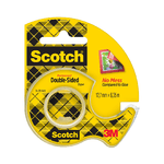 Scotch nastro biadesivo 665/126d trasparente 12,7 mm x 6,3 m sottile permanente