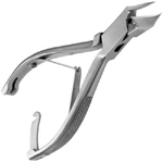 Trade Shop Traesio-taglia Unghie Lama Curva Tronchesina In Acciaio Incarnite Dure Spesse Pedicure -