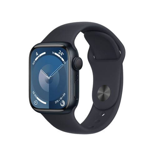Apple-Watch-Series-9-GPS-Cassa-41mm-in-Alluminio-Mezzanotte-con-Cinturino-Sport-Mezzanotte---S-M