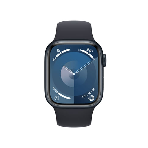 Apple-Watch-Series-9-GPS-Cassa-41mm-in-Alluminio-Mezzanotte-con-Cinturino-Sport-Mezzanotte---S-M