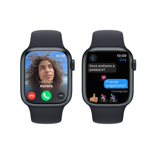Apple-Watch-Series-9-GPS-Cassa-41mm-in-Alluminio-Mezzanotte-con-Cinturino-Sport-Mezzanotte---S-M