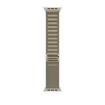 Apple MT5V3ZM/A accessorio indossabile intelligente Band Oliva Poliestere riciclato, Titanio, Spandex