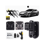 Trade Shop Traesio-mini Dv Telecamera Spy Cam Videocamera Infrarossi Sq10 Full Hd 1920x1080 360° -