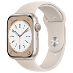 Apple Watch Series 8 GPS 45mm Cassa in Alluminio color Galassia con Cinturino Sport Band Galassia - Regular