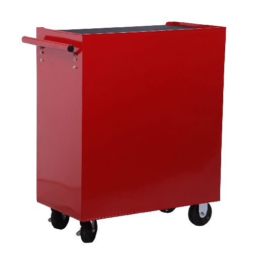 HOMCOM-Carrello-Porta-Utensili-con-5-Cassetti-Serratura-2-Chiavi-e-Manubrio-Parete-Smontabile-2-Ruote-con-Freno-in-Lamiera-d-Acciaio-EVA-Rosso-675x33x77cm