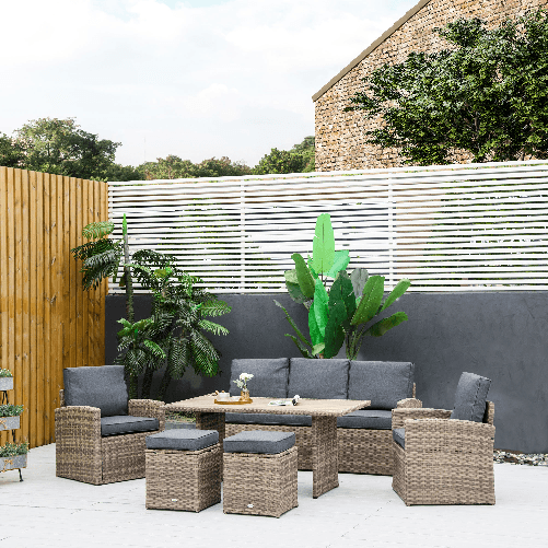 Outsunny-Set-Salotto-da-Giardino-in-Rattan-PE-con-Divano-3-Posti-2-Poltrone-2-Sgabelli-e-Tavolo-Grigio